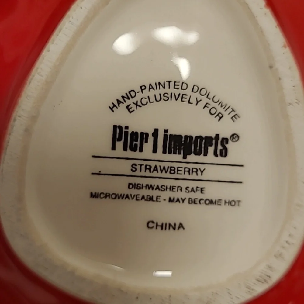 Vintage | Pier 1 Imports Straberry Trio Dish Serving Tray